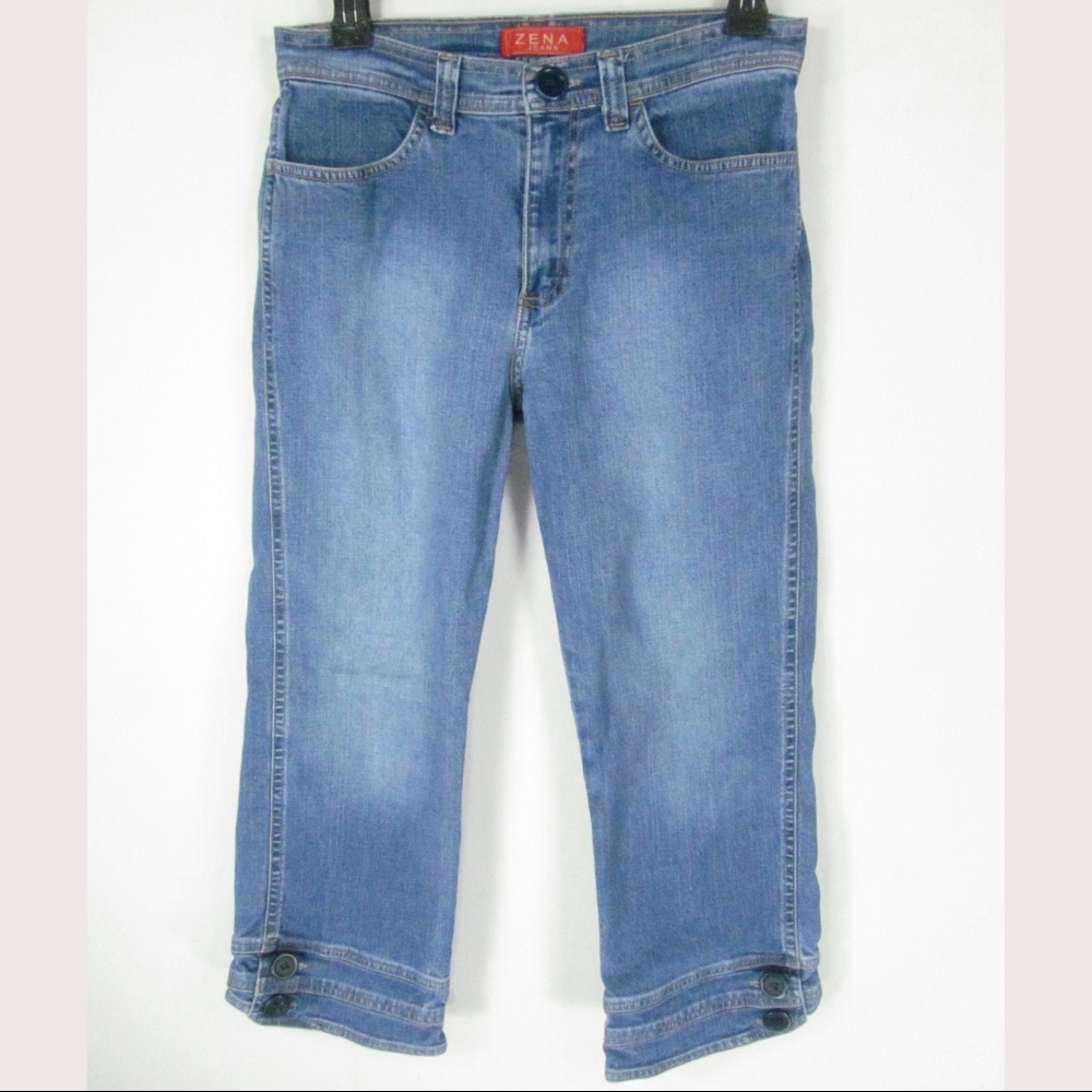 Zena Jeans Women's Capri Pants Size 6 Denim